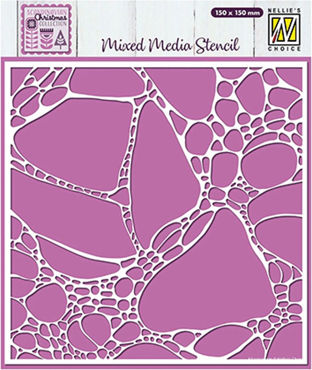 Mixed Media Stencil, Paint Bubble